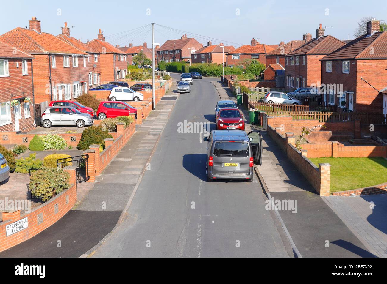 Springwell Avenue in Swillington Stock Photo Alamy