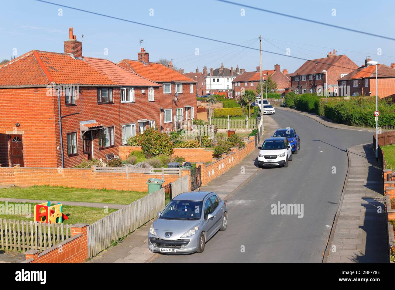 Springwell Avenue in Swillington Stock Photo Alamy