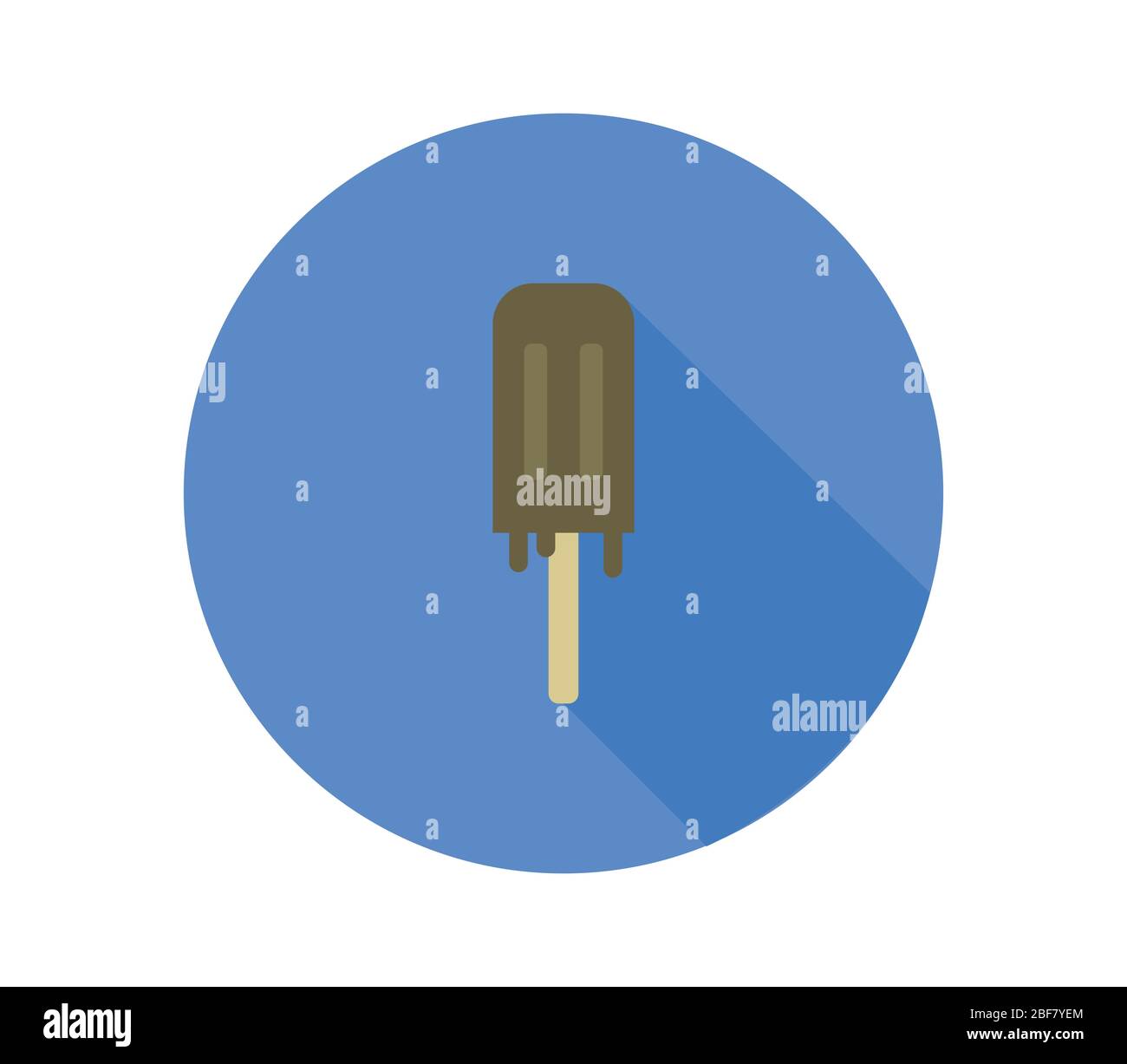 ice cream icon illustrated in vector on white background Stock Vector ...