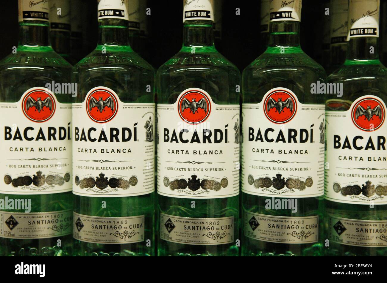 Bacardi, rum Stock Photo Alamy