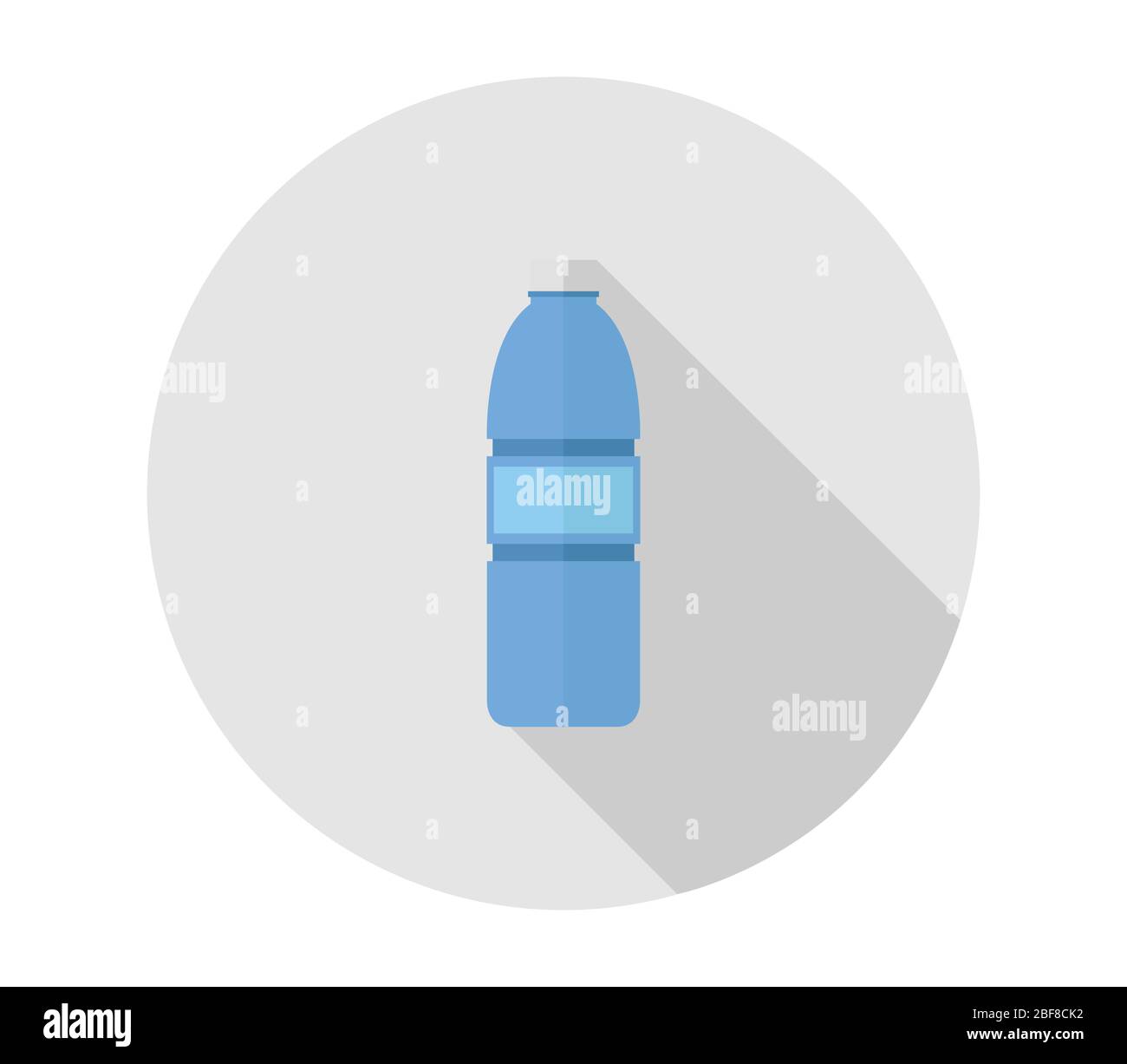 water bottle icon illustrated in vector on white background Stock ...