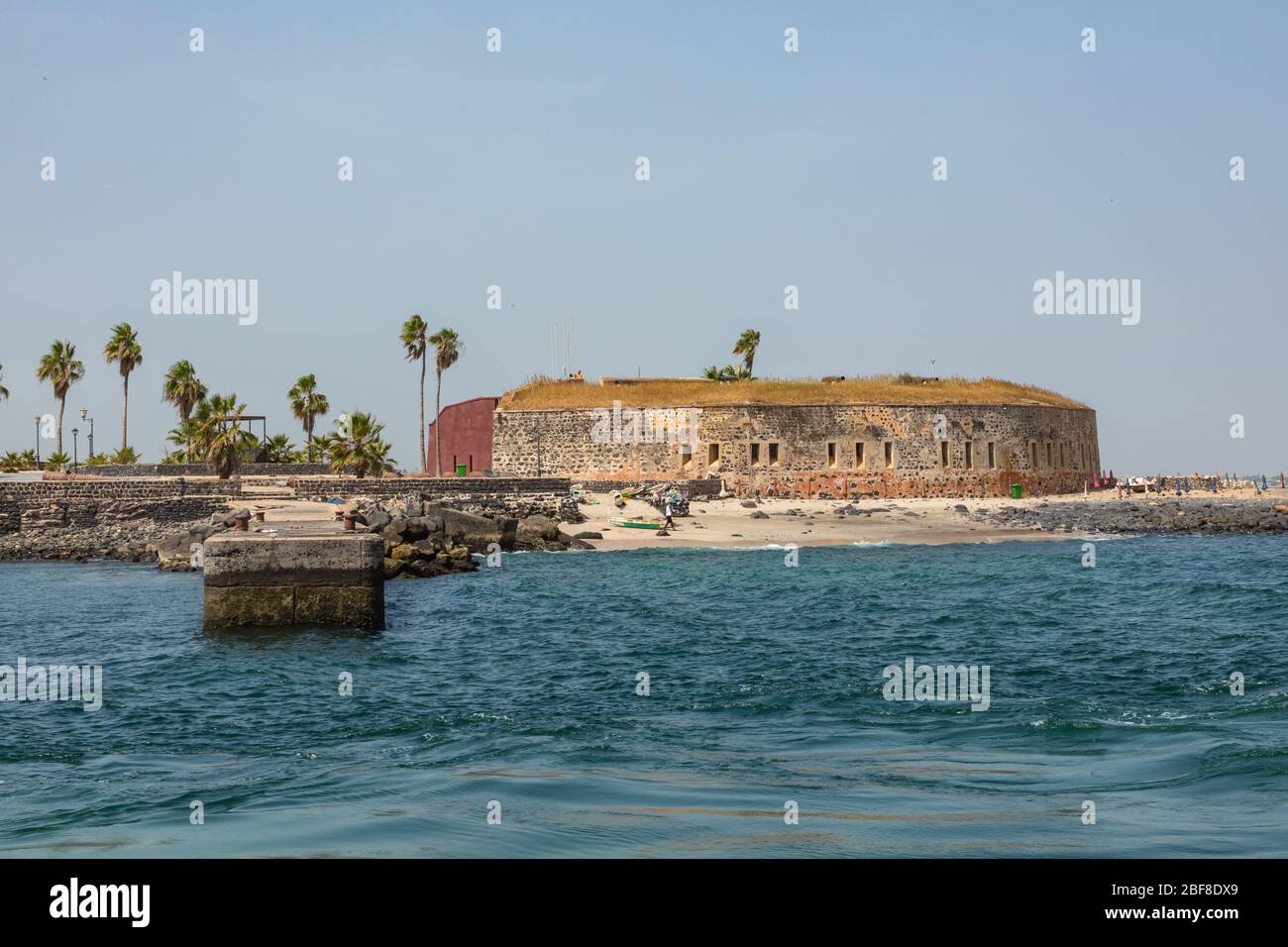 Slavery fortress on Goree island, Dakar, Senegal. West Africa. Stock Photo