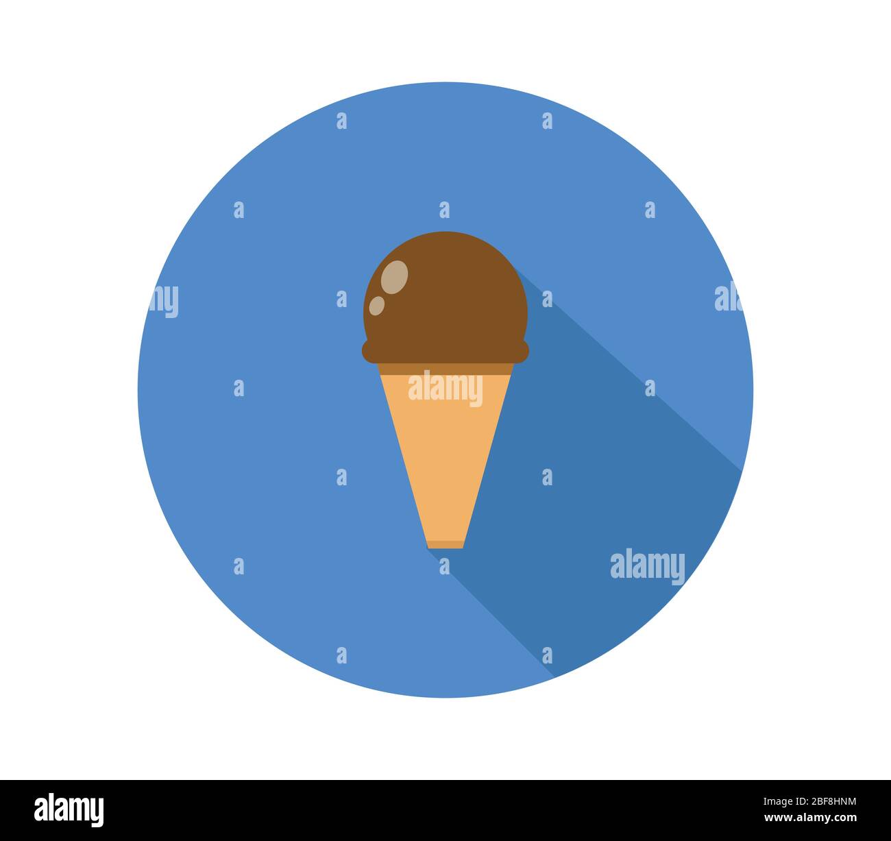 ice cream icon illustrated in vector on white background Stock Vector ...