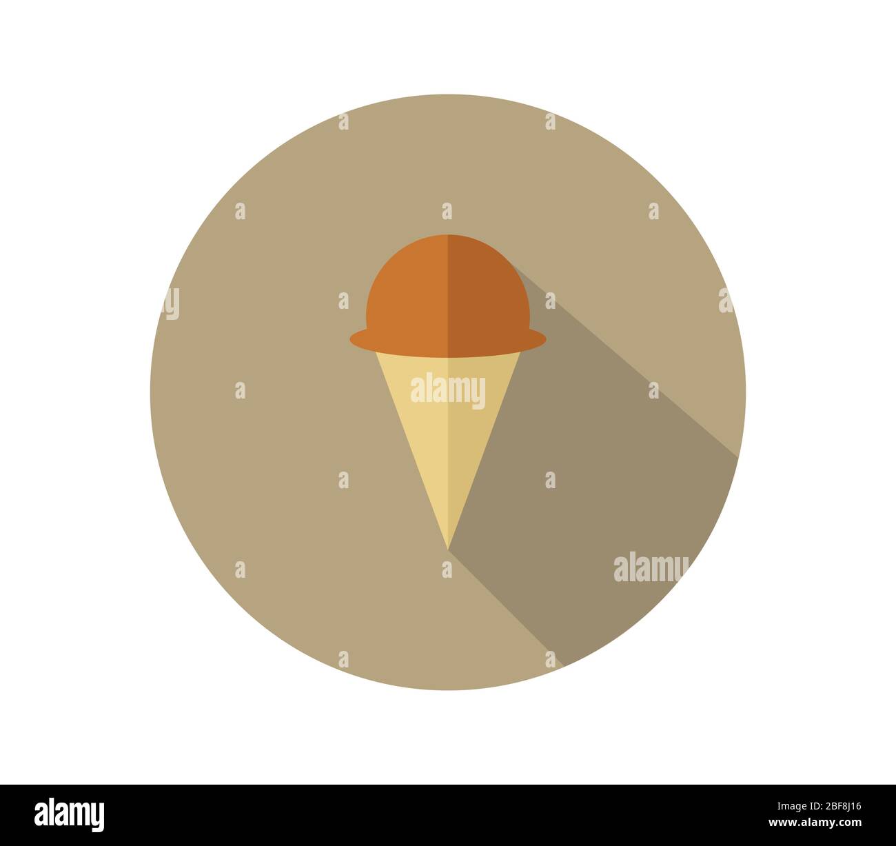 ice cream icon illustrated in vector on white background Stock Vector ...