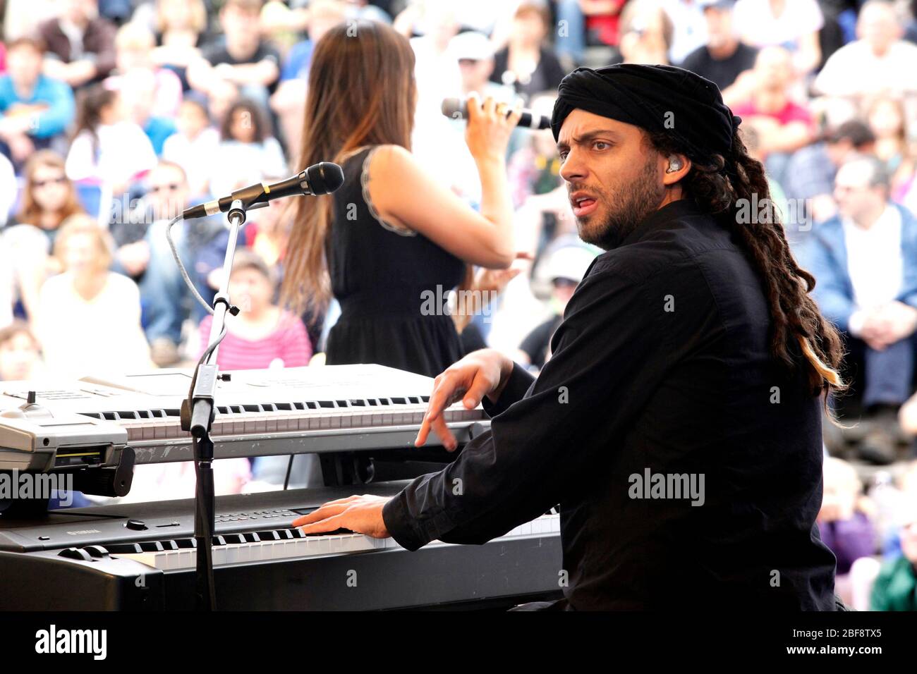 Idan Raichel Project perform at the 62nd Anniversary of the State of Israel at Penn's Landing in Philadelphia, Pa. on May 23, 2010    Credit: Scott Weiner / MediaPunch Stock Photo