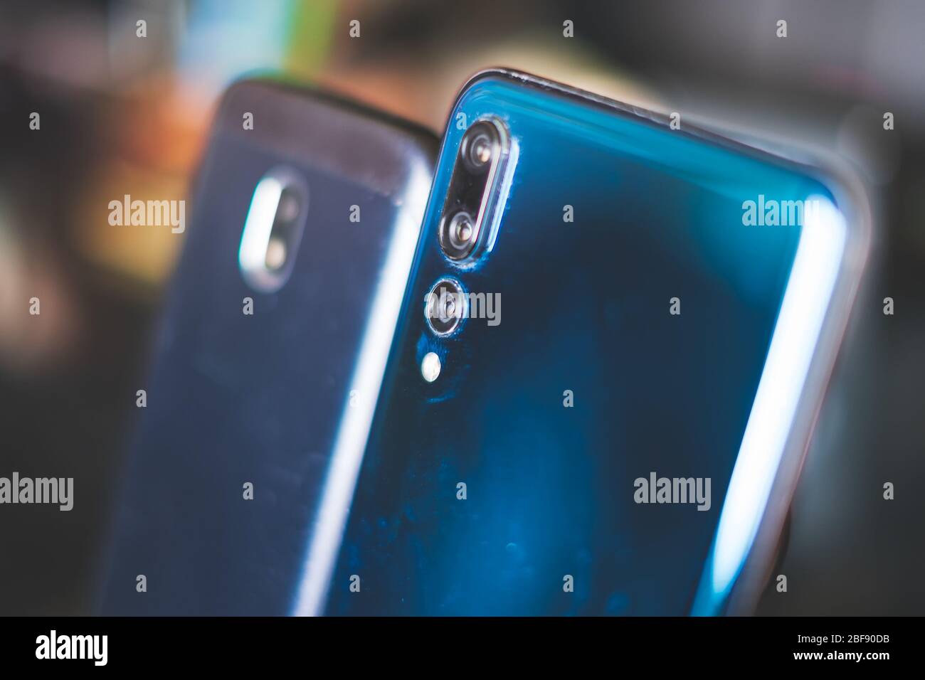 phone camera comparison background close up Stock Photo Alamy