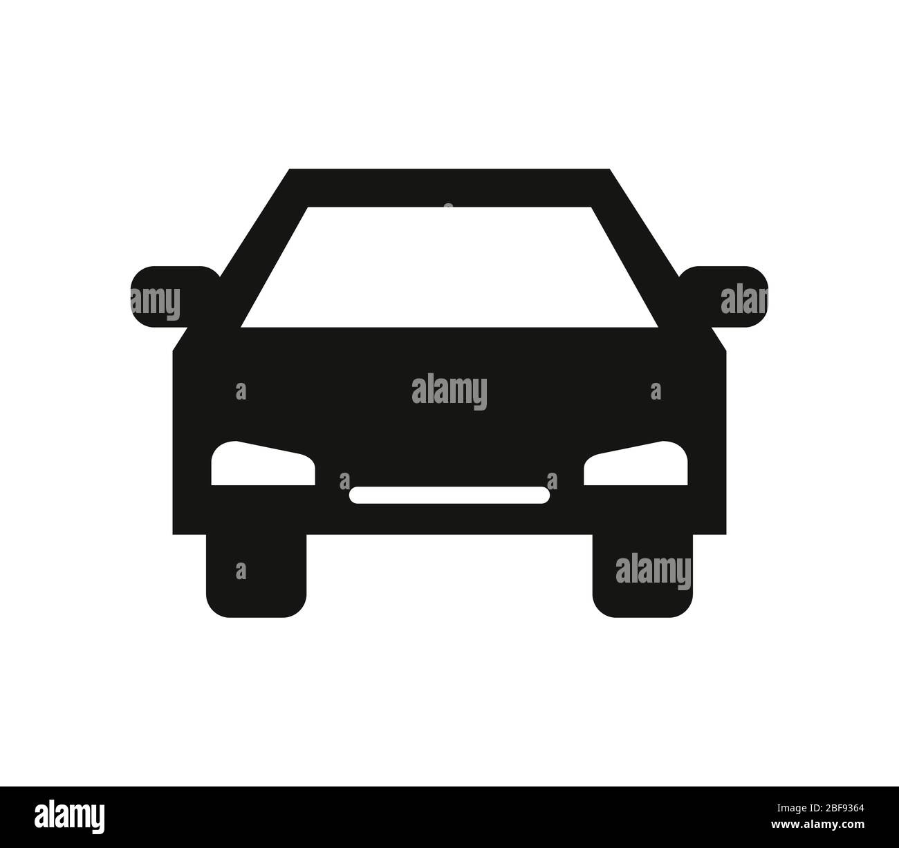 car icon illustrated in vector on white background Stock Vector Image ...