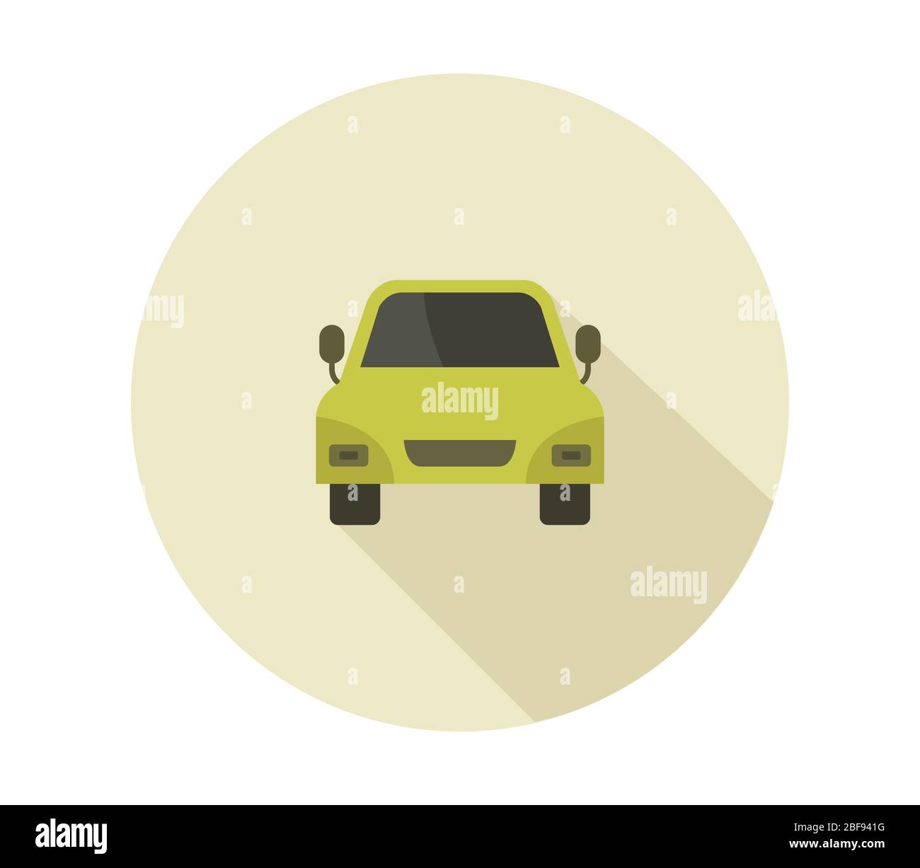 car icon illustrated in vector on white background Stock Vector Image ...