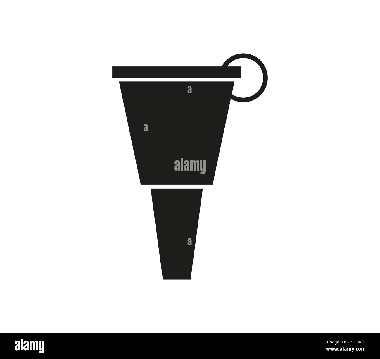 funnel icon illustrated in vector on white background Stock Vector ...