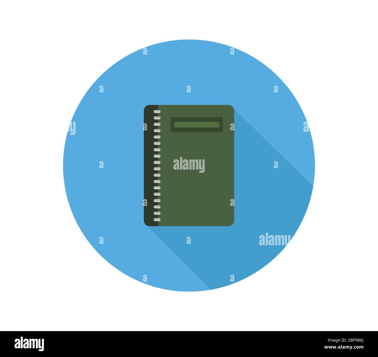 address book icon illustrated in vector on white background Stock ...
