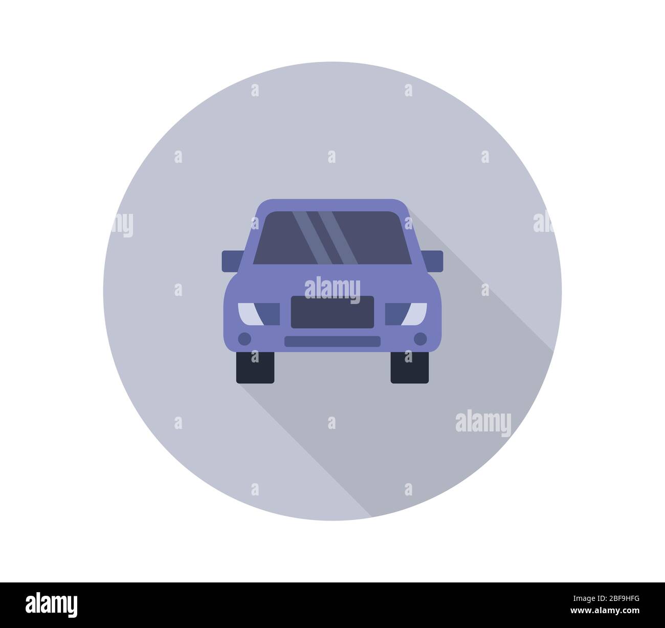 car icon illustrated in vector on white background Stock Vector Image ...