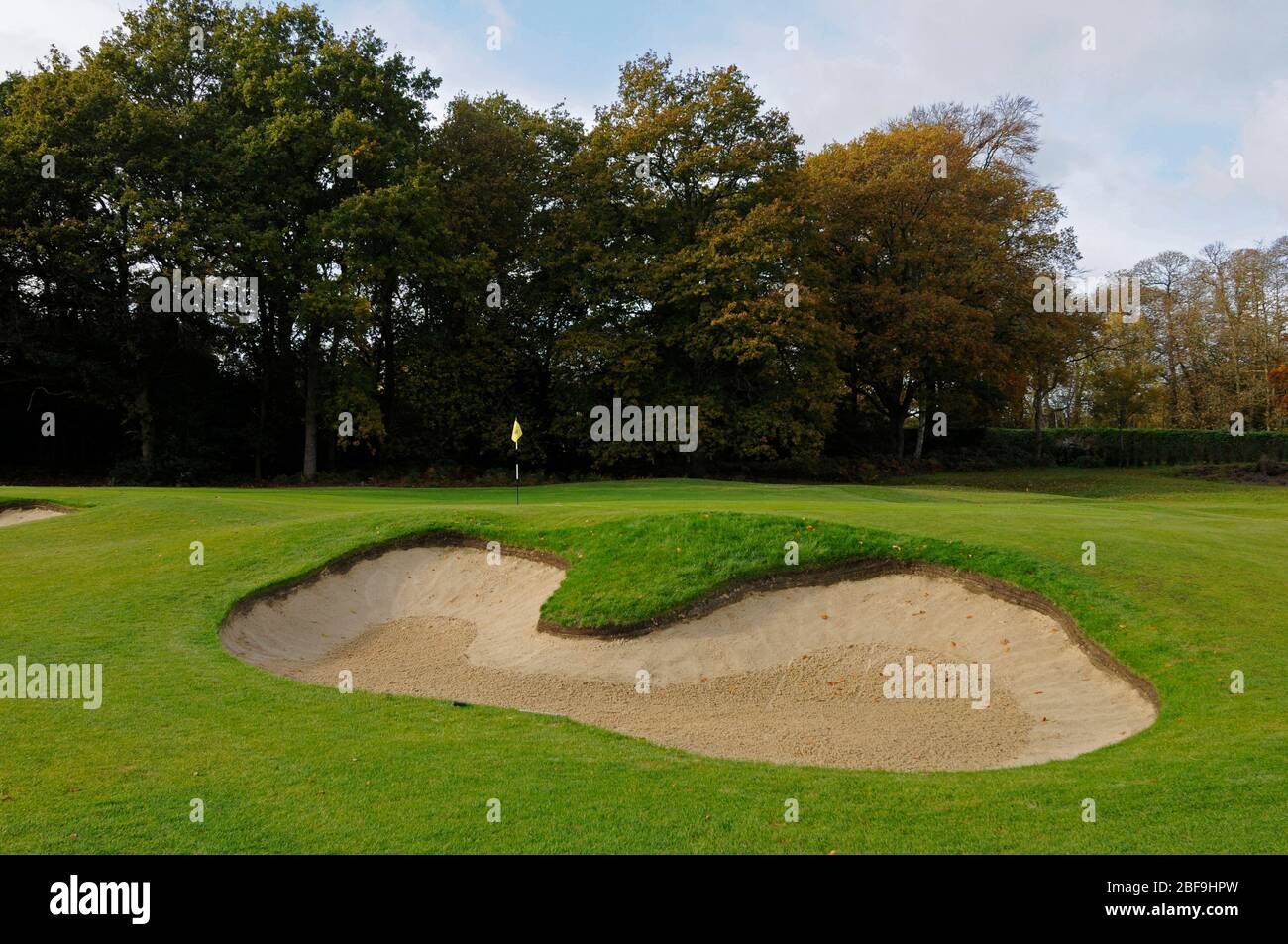 View of 6th Green on Old Course, Burhill Golf Club, Walton on Thames