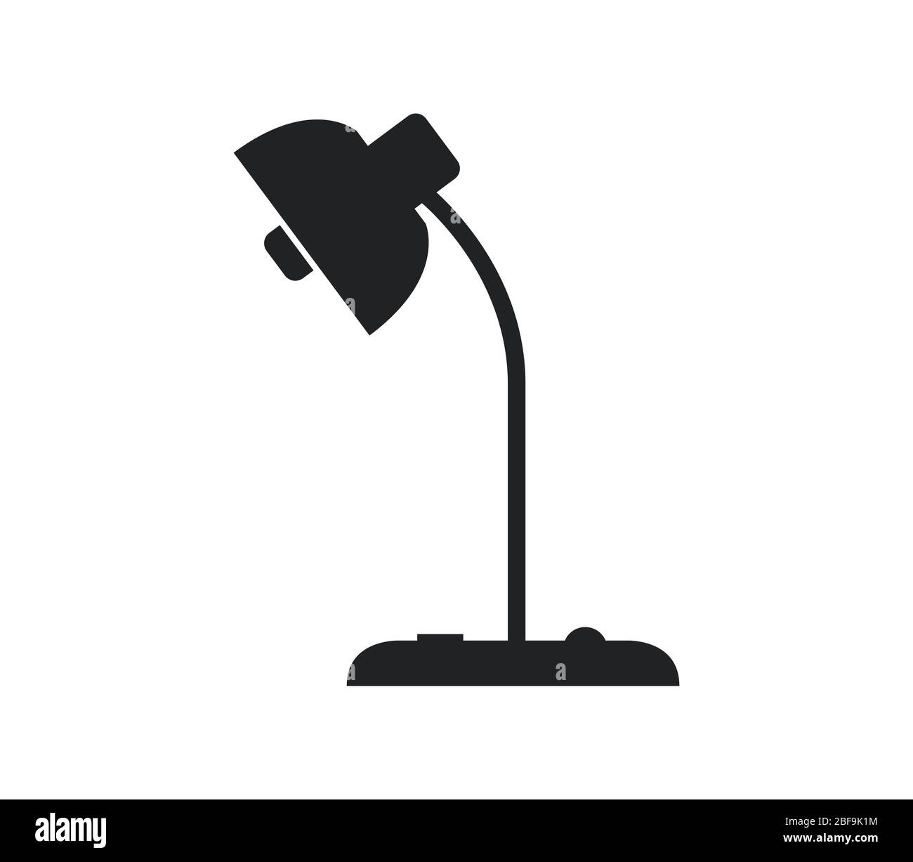 lamp icon illustrated in vector on white background Stock Vector