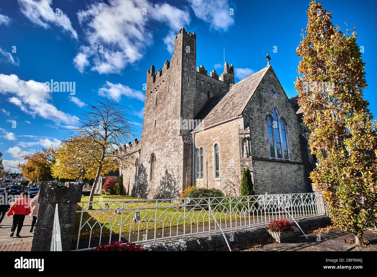 Trinitarian Monistary in Adare Ireland on a beautiful sunny October fall autumn day Stock Photo