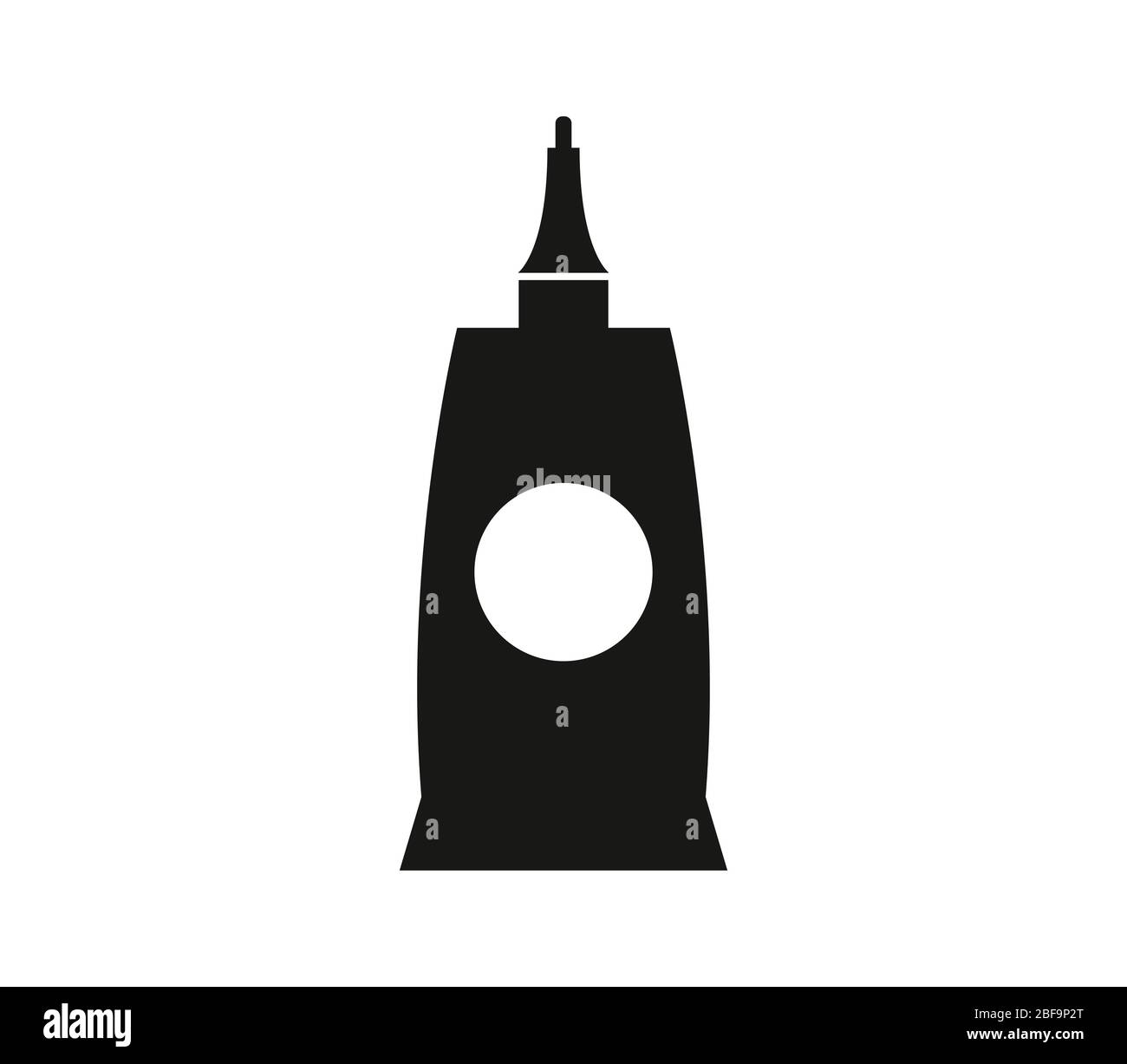 glue icon illustrated in vector on white background Stock Vector