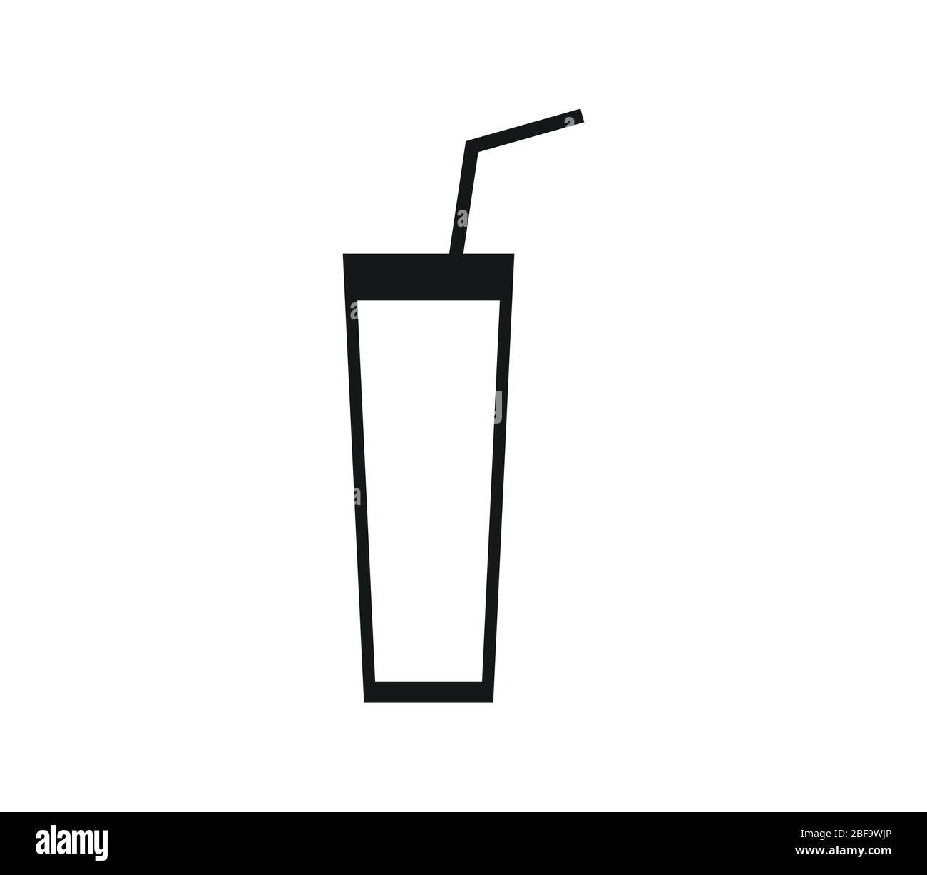 juice icon illustrated in vector on white background Stock Vector Image ...