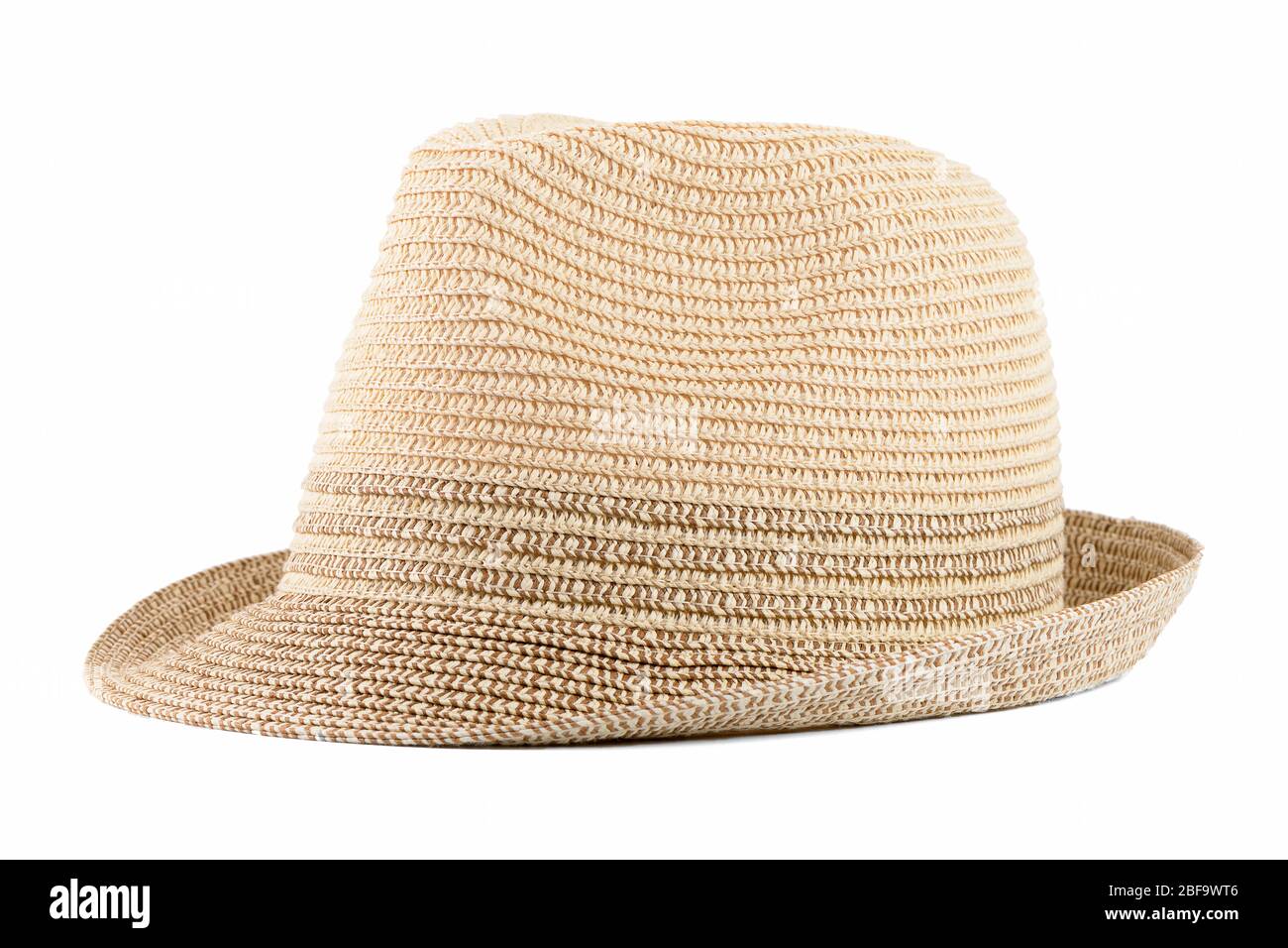 Straw hat isolated on white background Stock Photo - Alamy