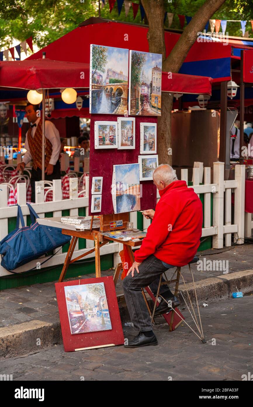 Artists market montmartre paris france hires stock photography and