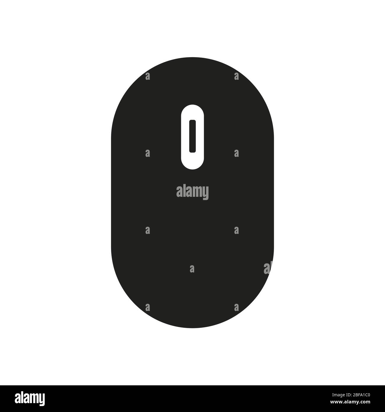 mouse icon illustrated in vector on white background Stock Vector