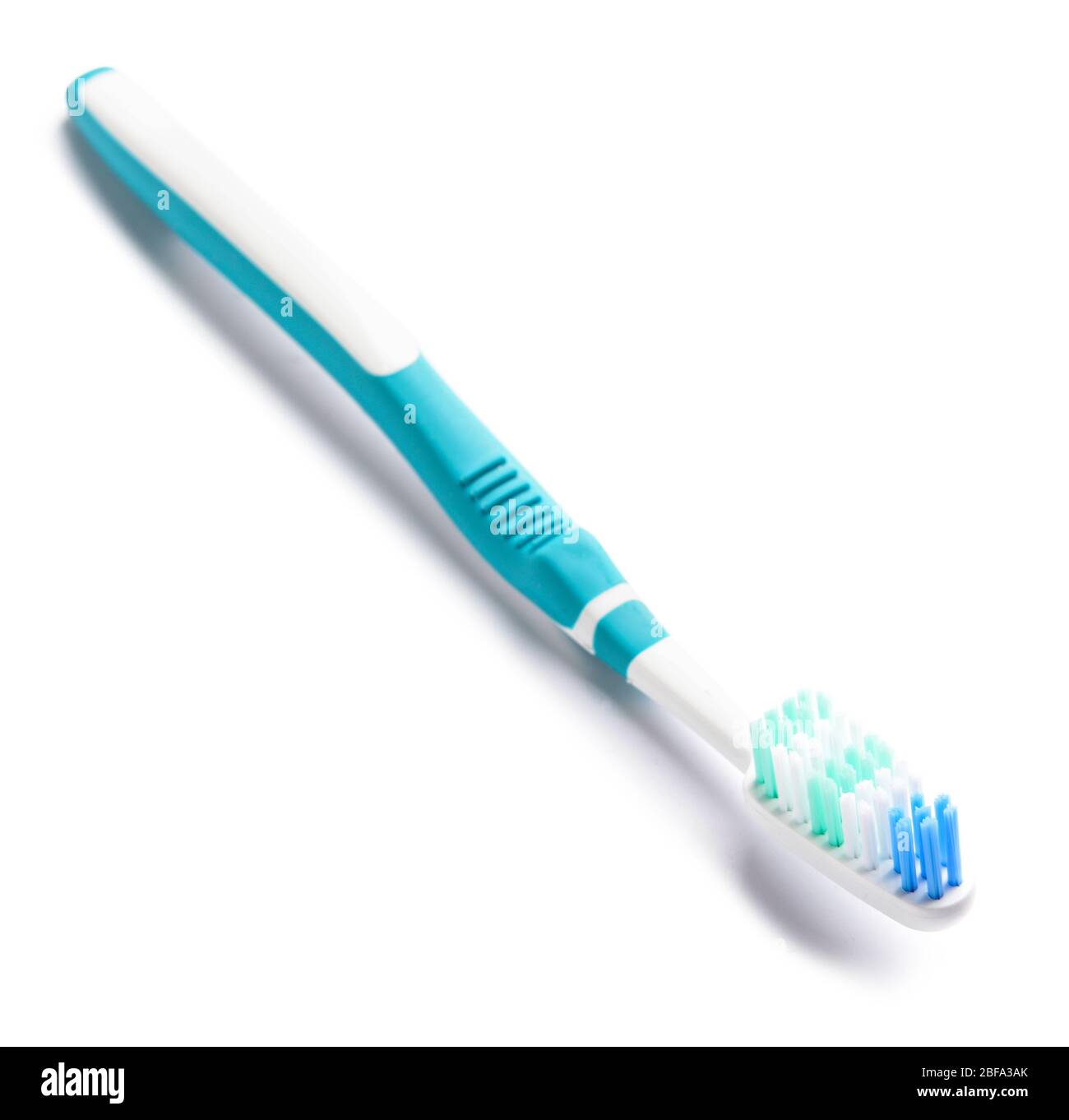 Tooth brush on white background Stock Photo - Alamy