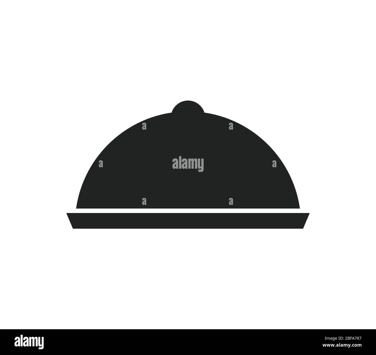 tray icon illustrated in vector on white background Stock Vector