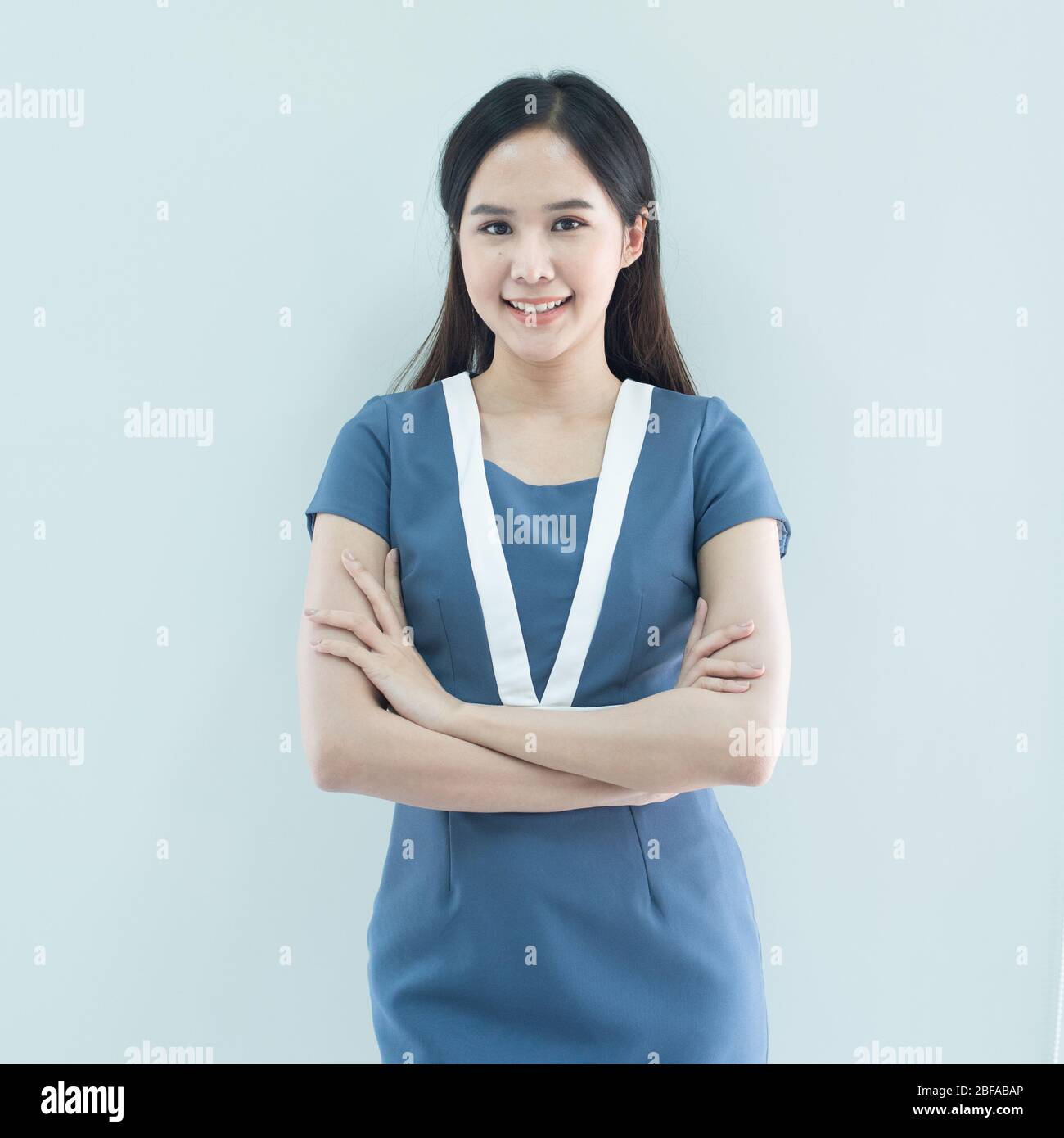 Asian businesswoman full body portrait hi-res stock photography and ...