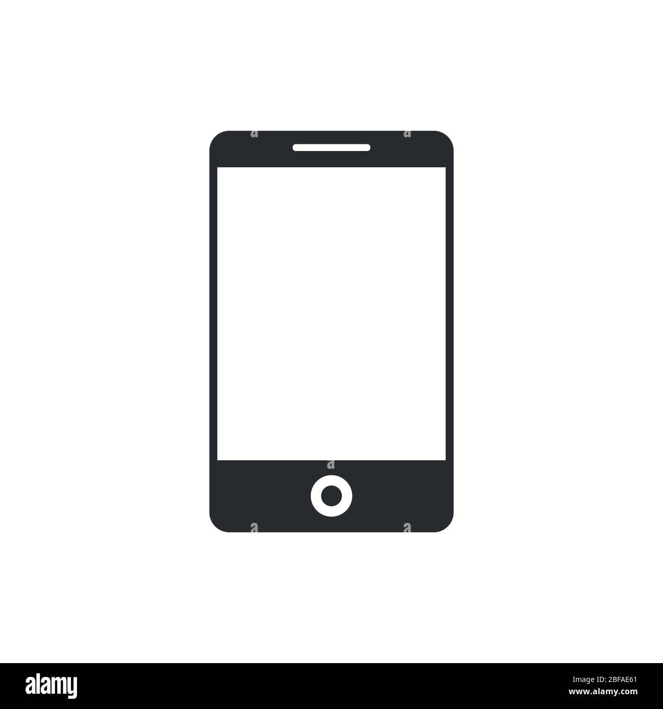 smarthphone icon illustrated in vector on white background Stock Vector ...