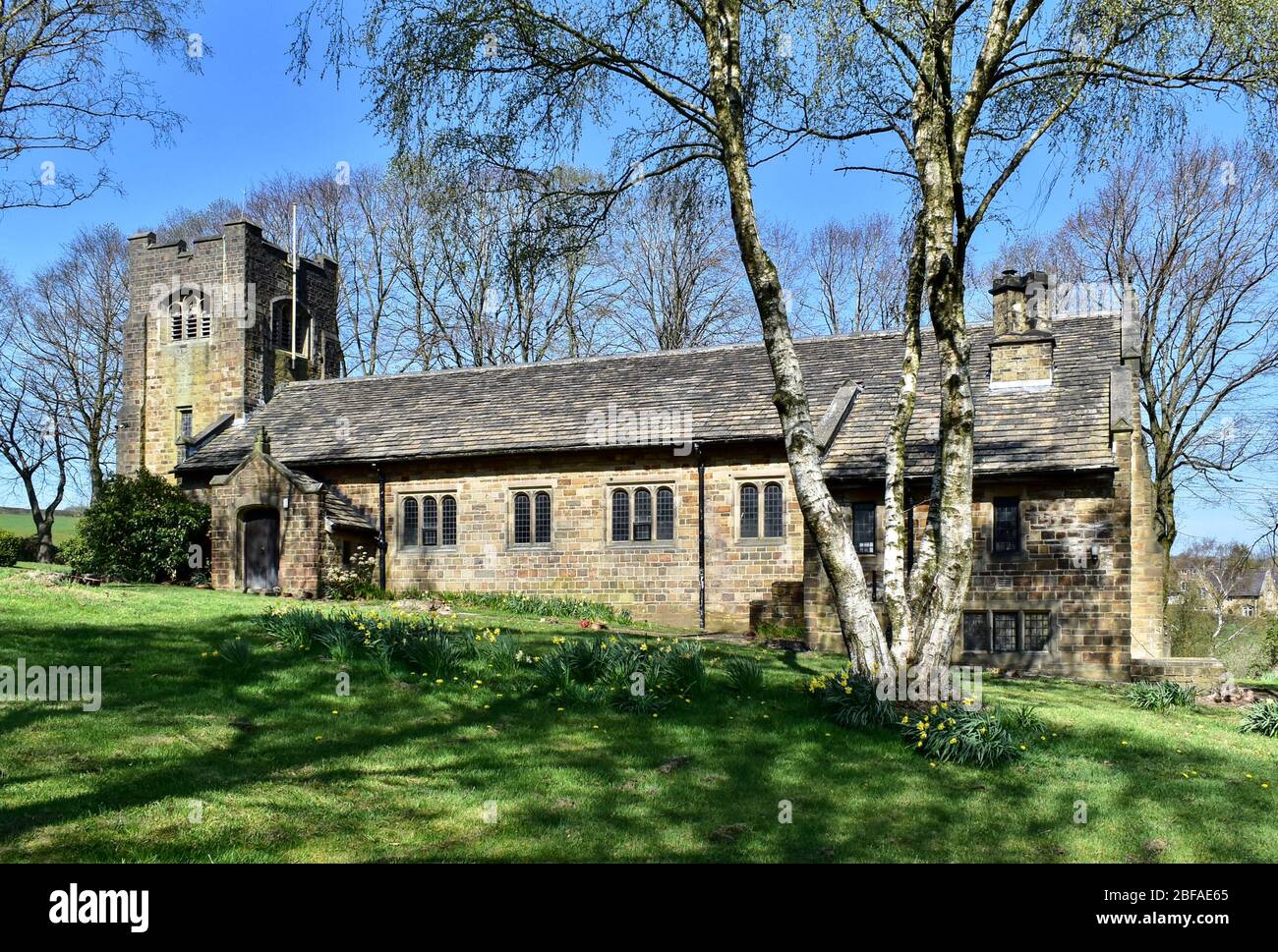 St. John’s Church Rishworth Stock Photo