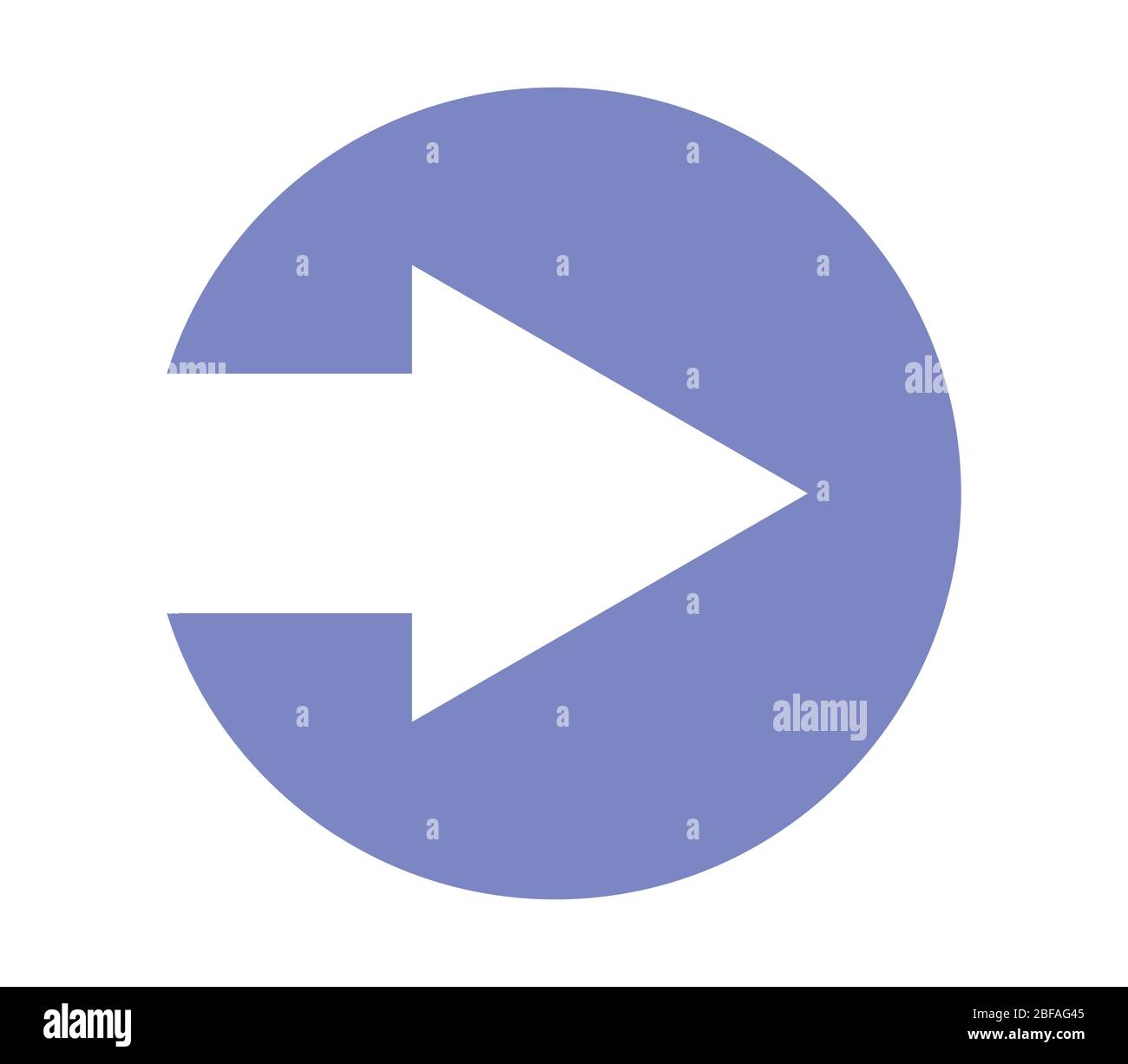 arrow icon illustrated in vector on white background Stock Vector Image ...