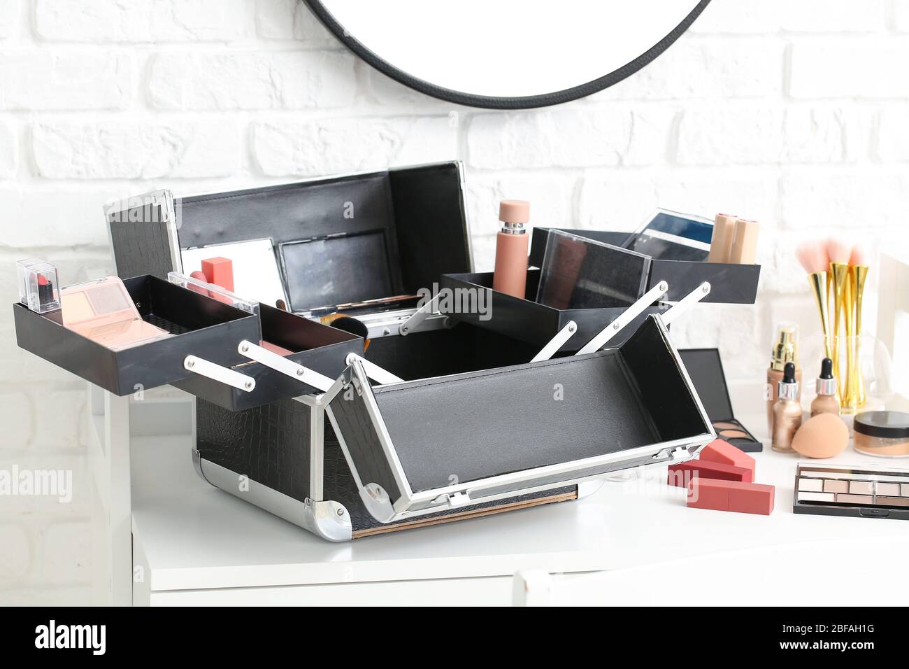 professional makeup desk