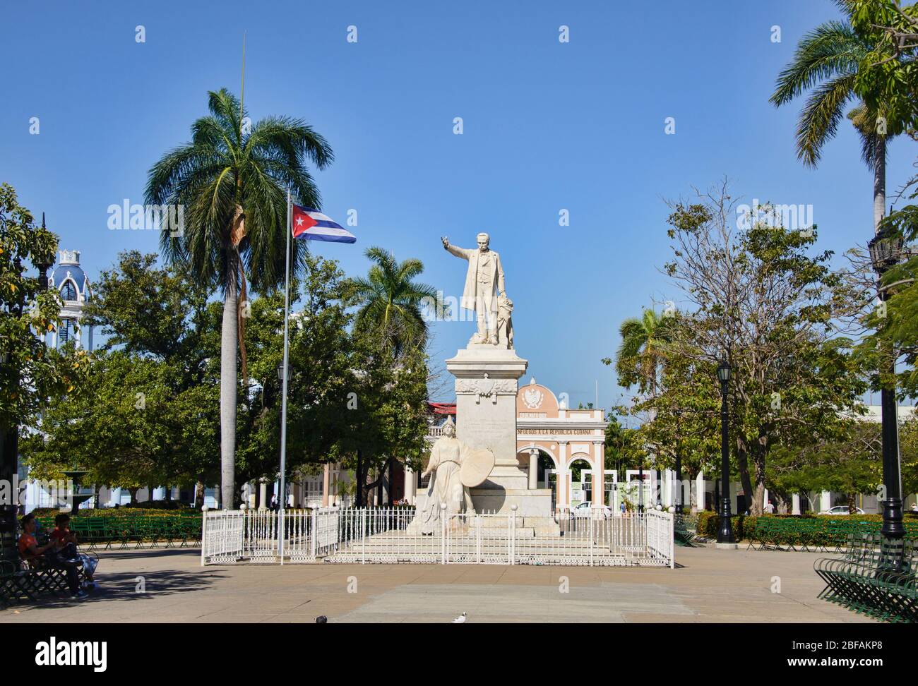 Statue, Cienfuegos, Cuba Stock Photo - Alamy