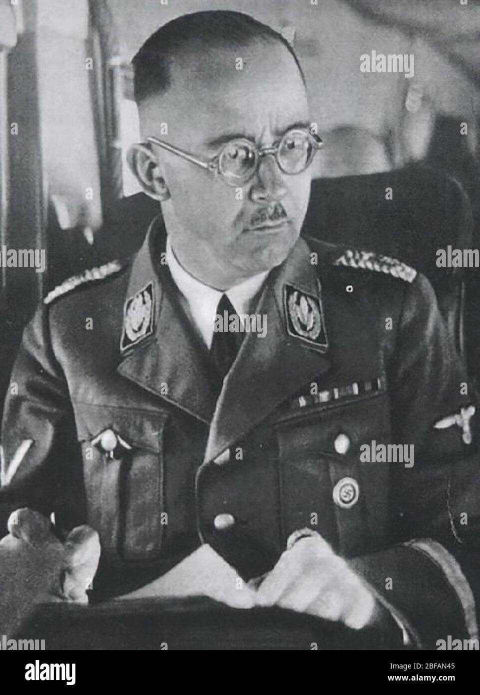 HeHeinrich Luitpold Himmler (7 October 1900 – 23 May 1945) Stock Photo