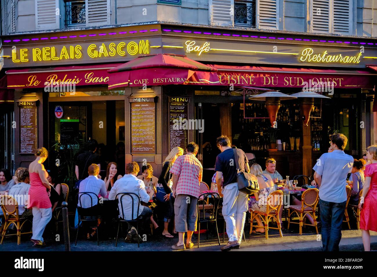 Bar in Montmartre, Paris, France Stock Photo Alamy