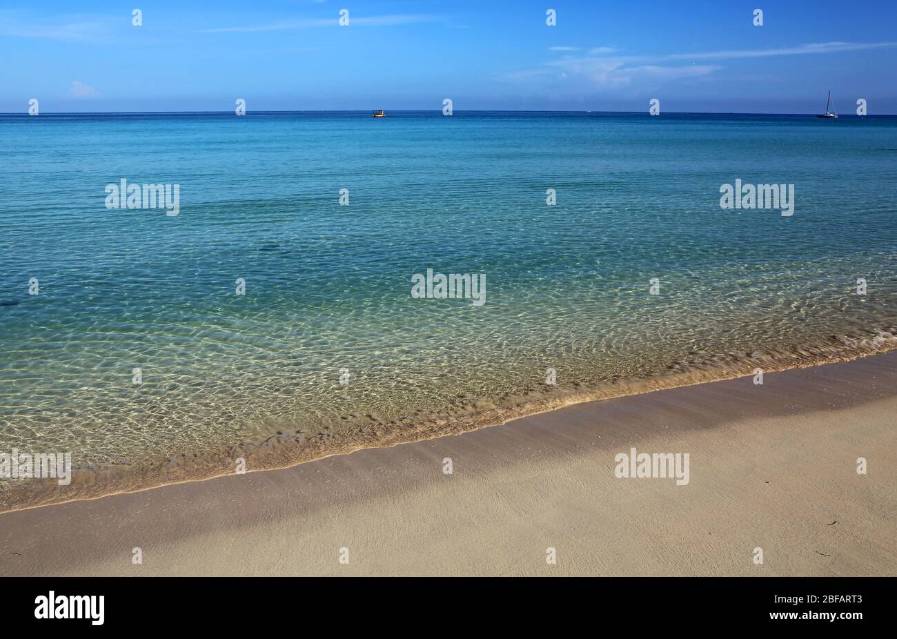 7 Mile Beach - Jamaica Stock Photo