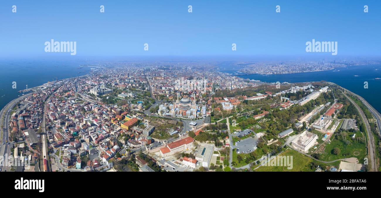 Hagia sophia drone hi-res stock photography and images - Alamy