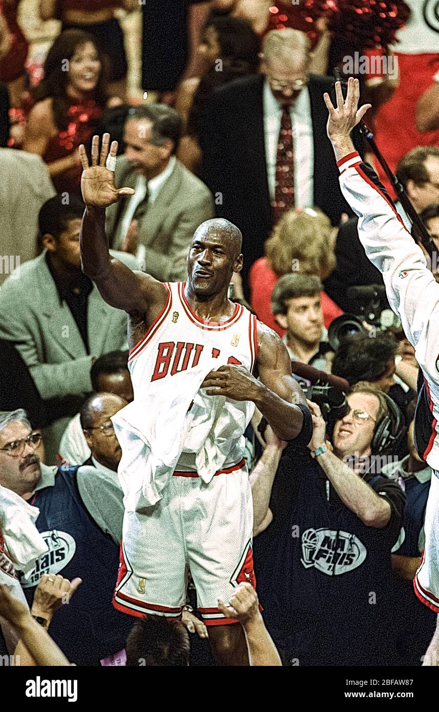 Michael Jordan on Instagram: Michael Jordan with 1997 NBA Finals MVP.  #goat 🐐 in 2023