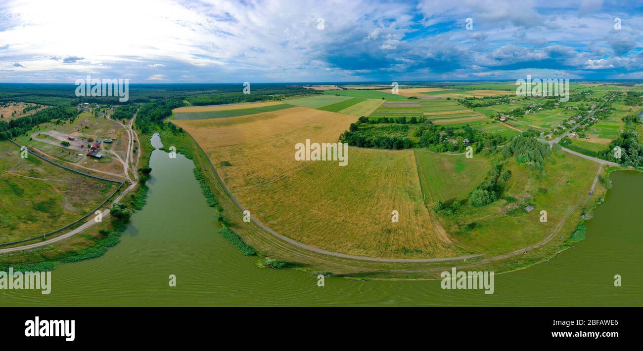 Aerial shot big valley hi-res stock photography and images - Alamy
