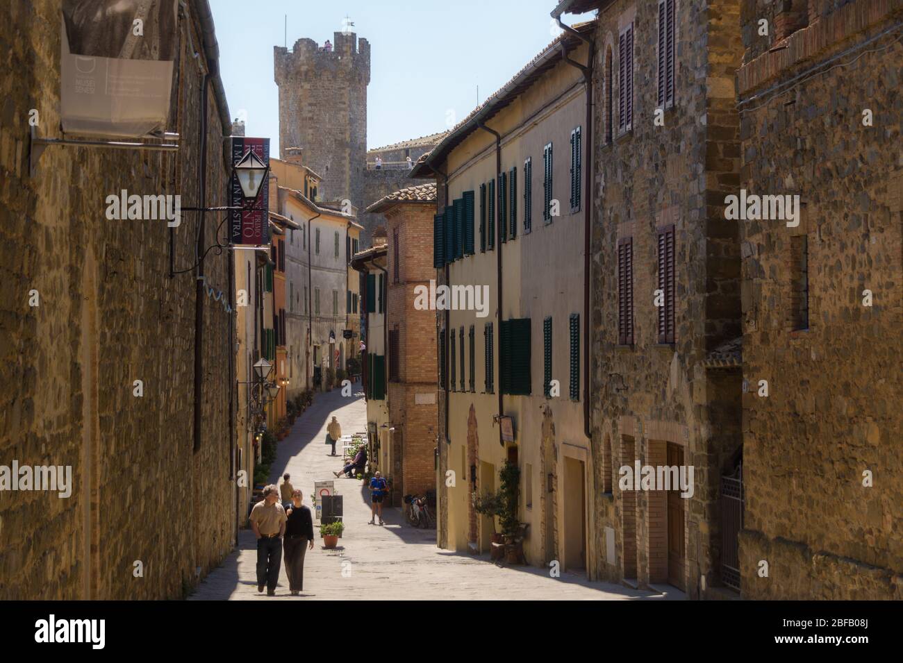 Montalcino, Toskana, Italien Stock Photo