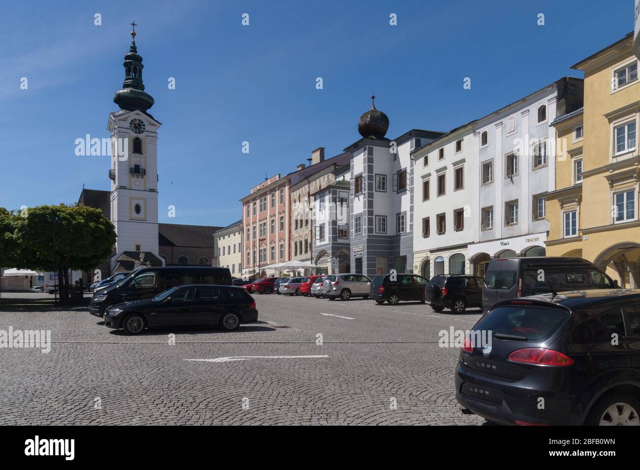 Freistadt, eine oberösterreichische Stadtgemeine mit ca. 8000 Einwohner im unteren Mühlviertel, Austria, Europa Stock Photo