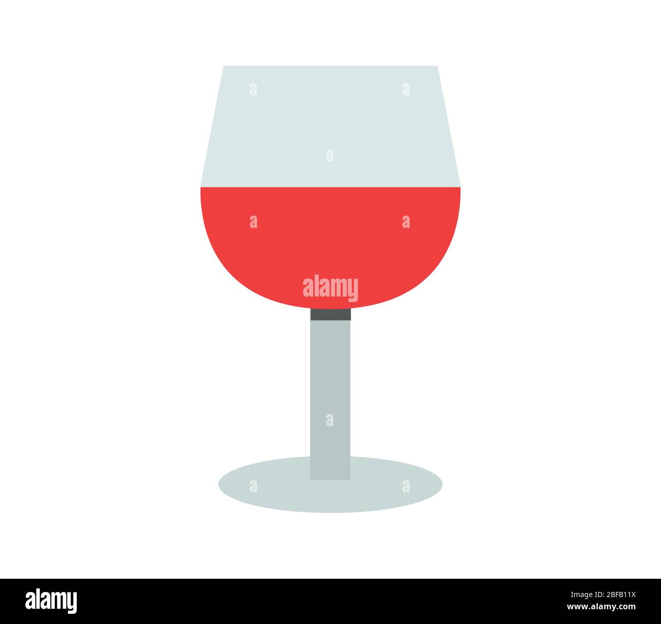 wine glass icon illustrated in vector on white background Stock Vector ...