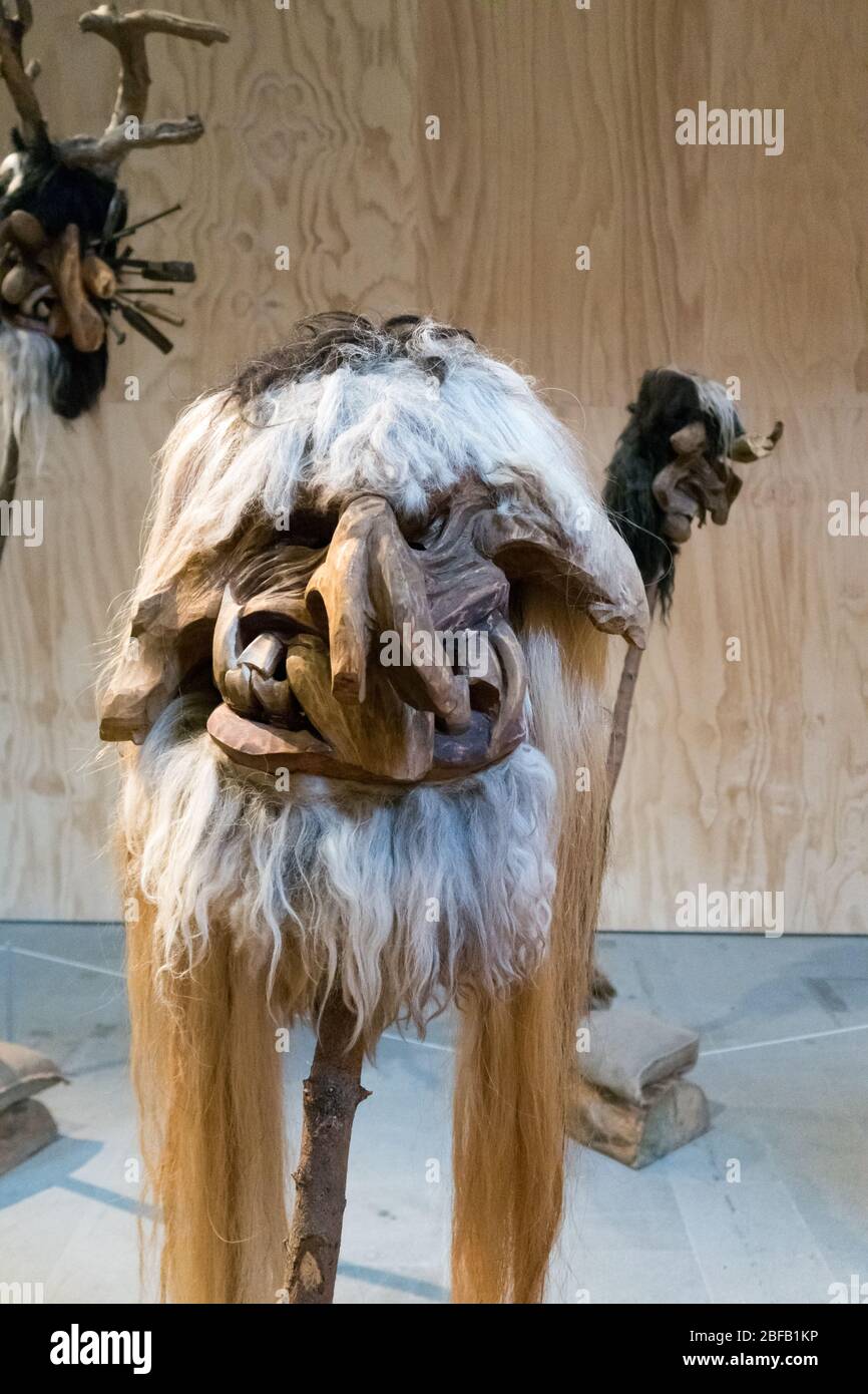 The artwork, Smiling Disease, by artist Cameron Jamie, exposed at the Venice Biennale 2019 Stock Photo