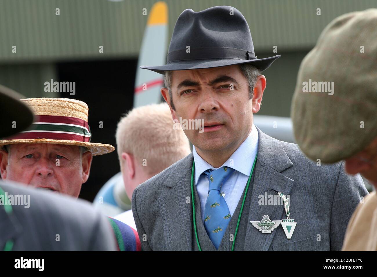2010 GOODWOOD Revival - Aviation concours judged by Rowan Atkinson Stock Photo