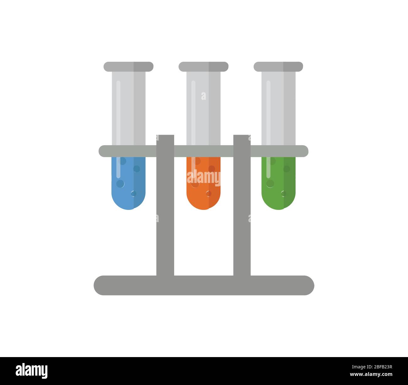 test tube icon illustrated in vector on white background Stock Vector ...