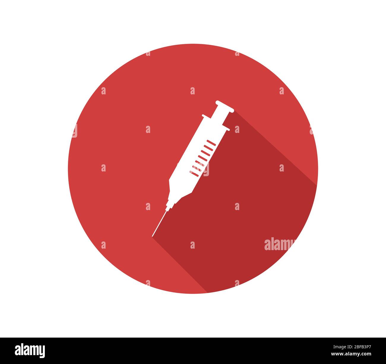 syringe icon illustrated in vector on white background Stock Vector ...
