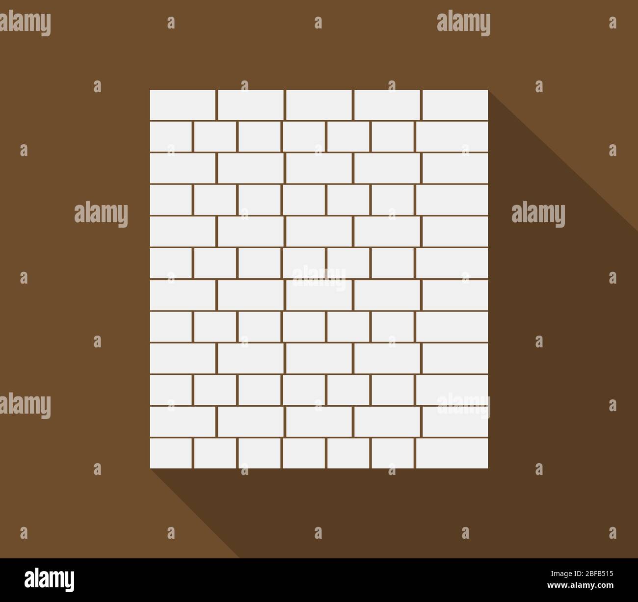 wall icon illustrated in vector on white background Stock Vector Image ...