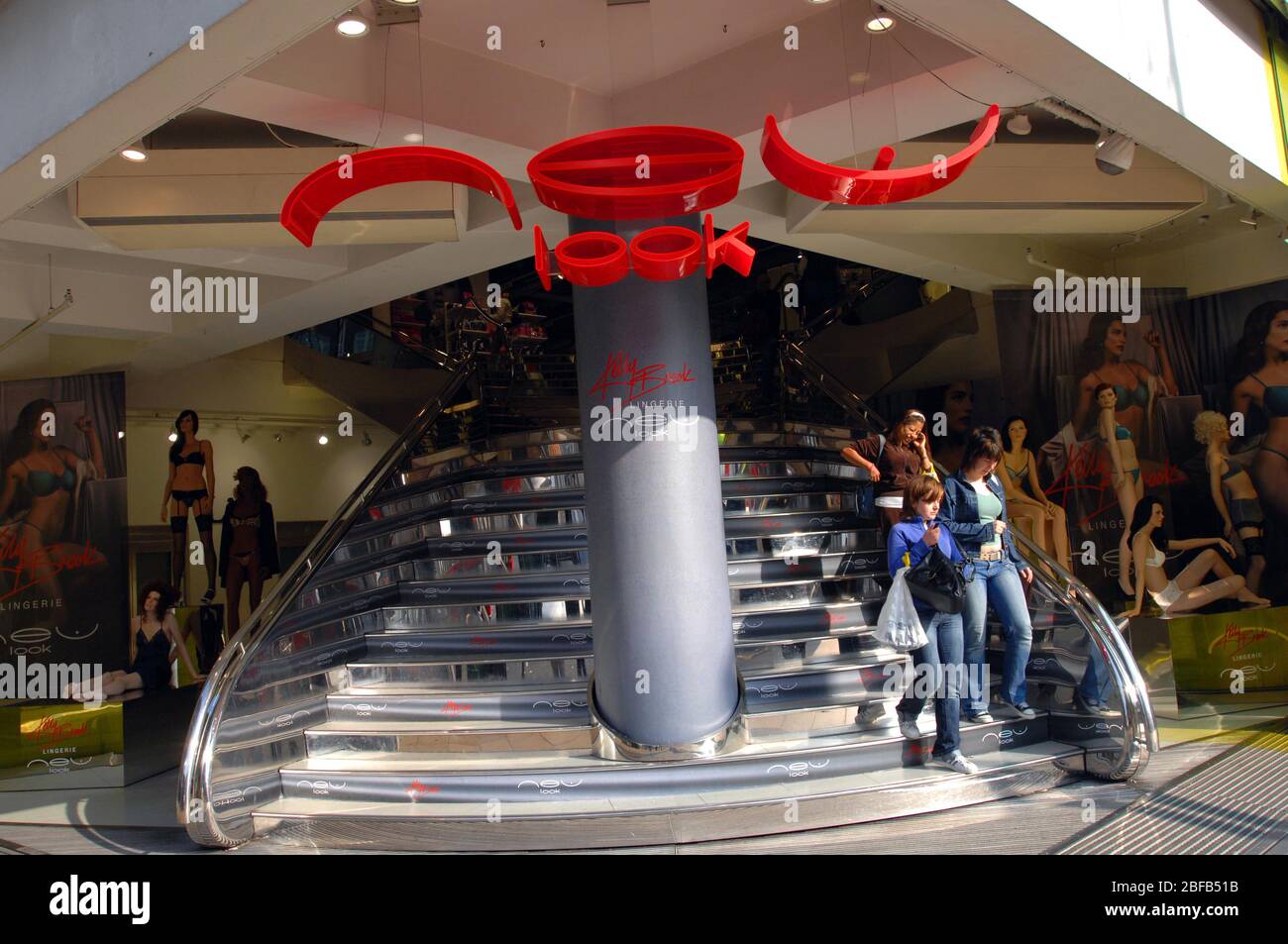 The main entrance to New Look's flagship store on Oxford Street, London. Stock Photo