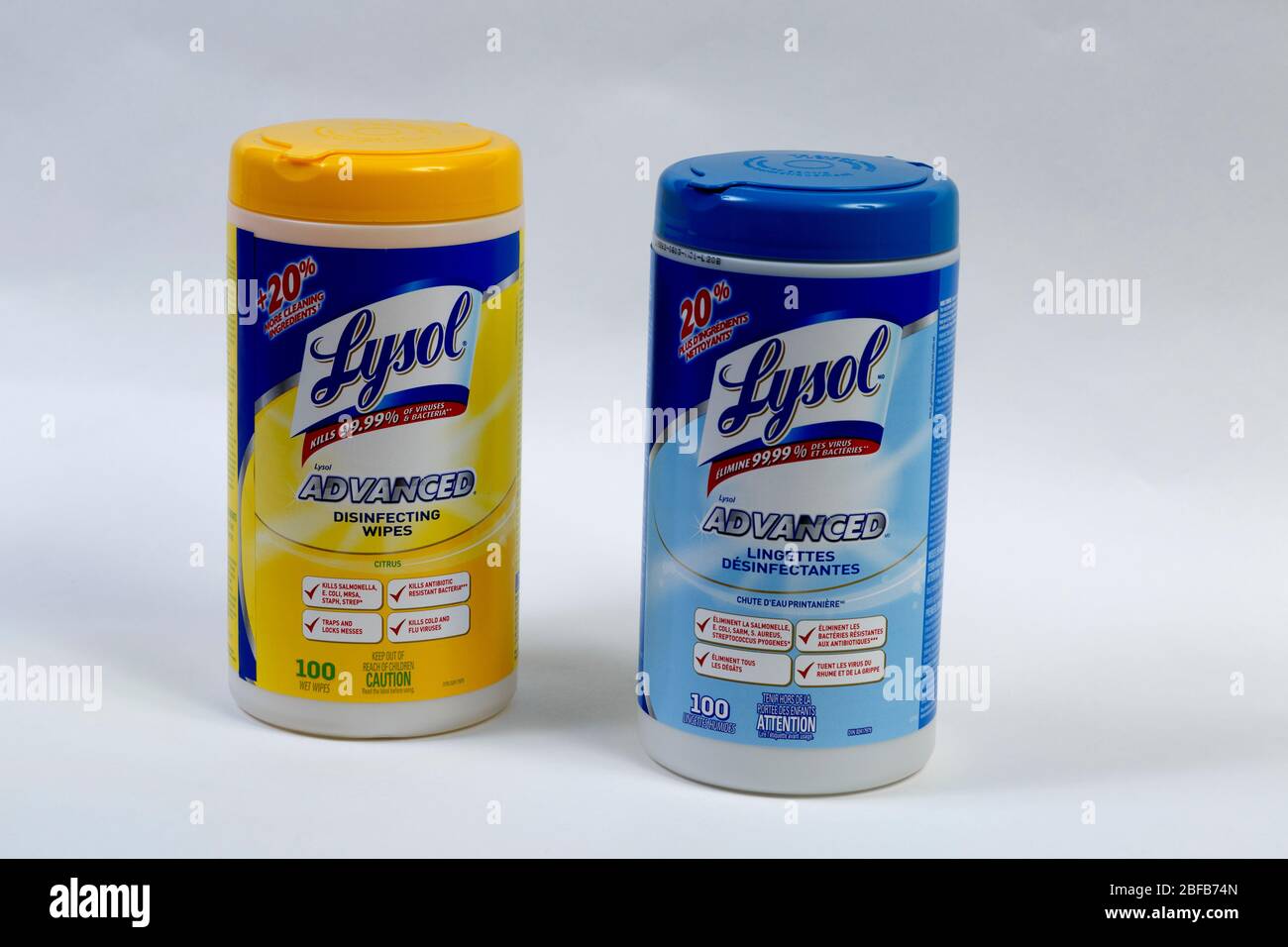 Chemical cleaning wipes for disinfection Stock Photo Alamy