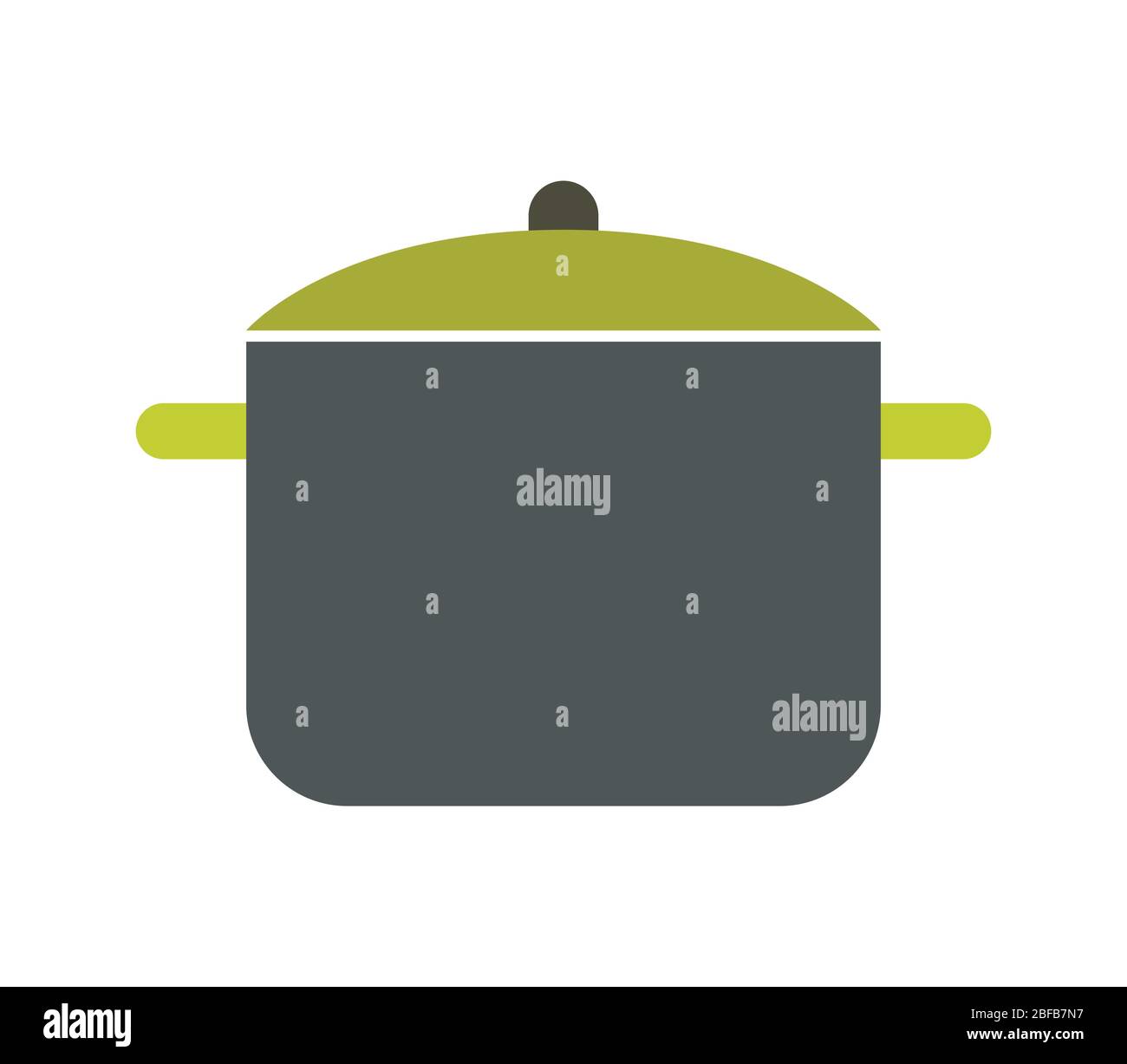 pot icon illustrated in vector on white background Stock Vector Image ...
