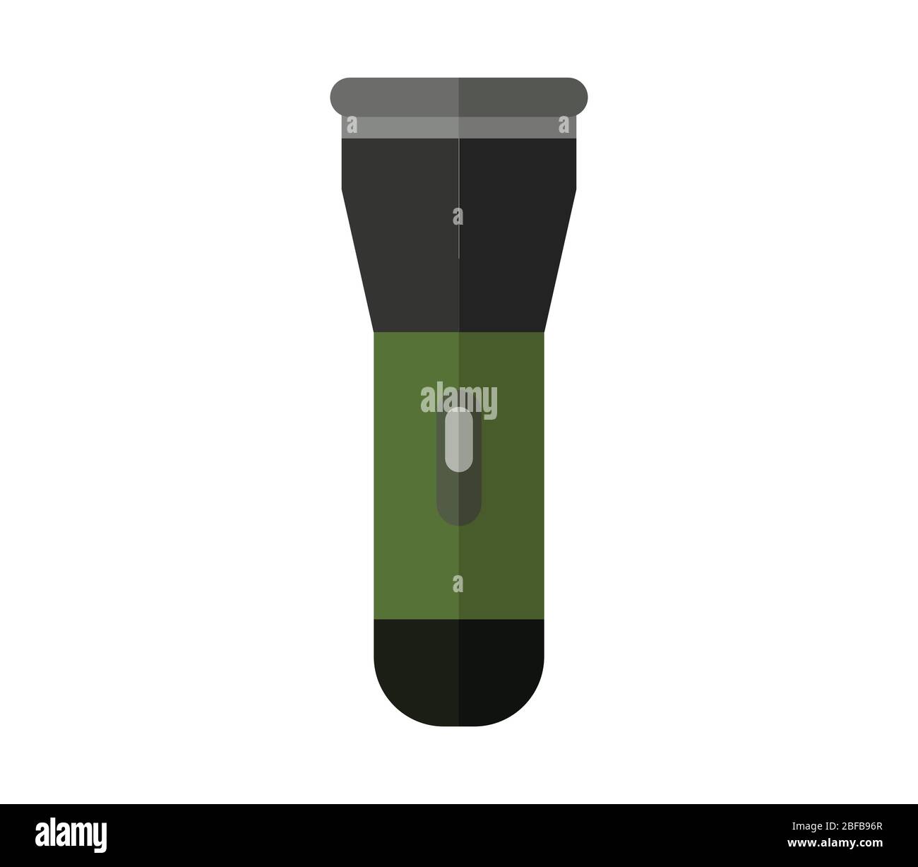 torch icon illustrated in vector on white background Stock Vector