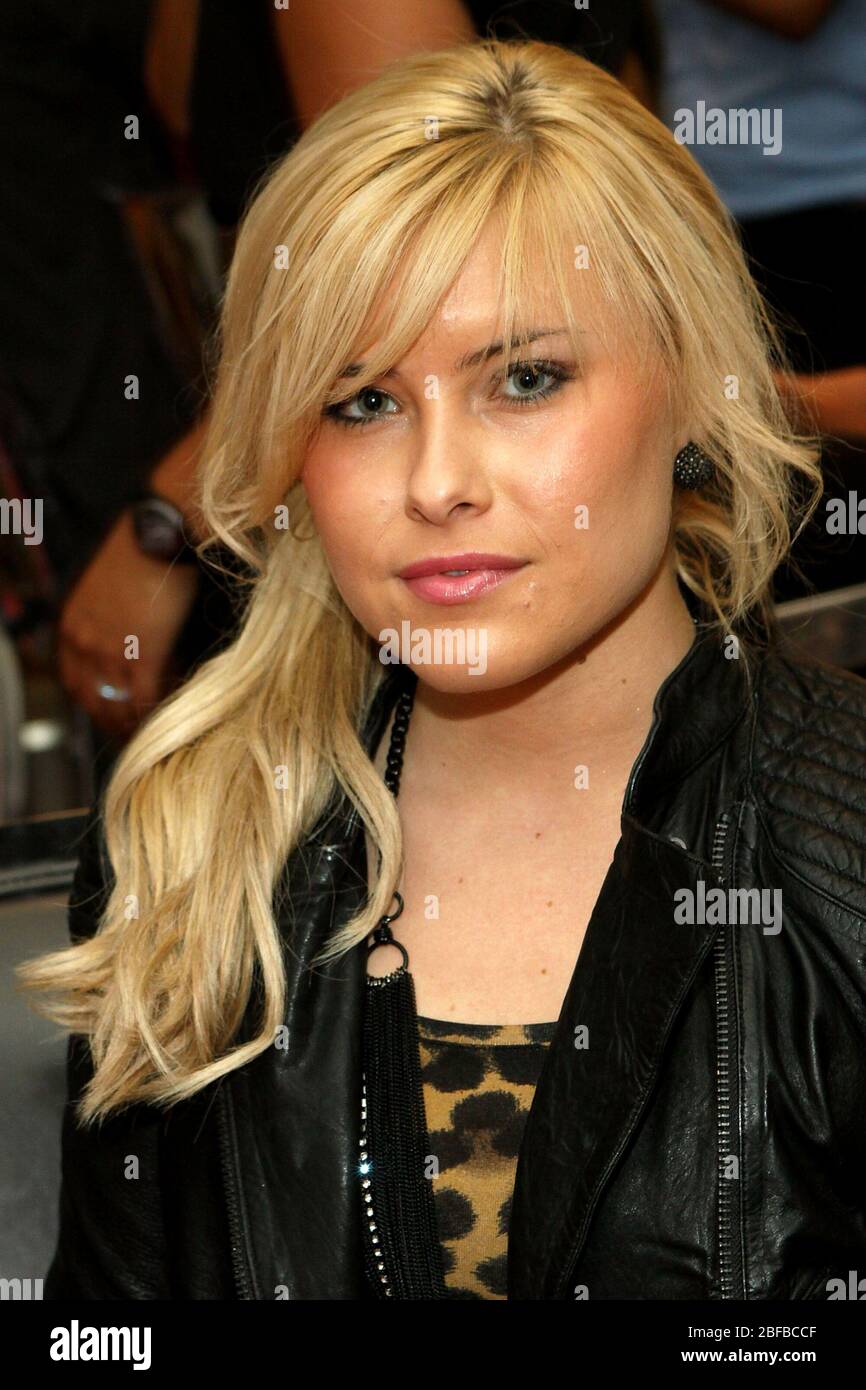 New York, NY, USA. 10 September, 2010. Recording Artist, Alexandra Amor at the Henri Bendel celebration of Fashion's Night Out at Henri Bendel Boutique. Credit: Steve Mack/Alamy Stock Photo